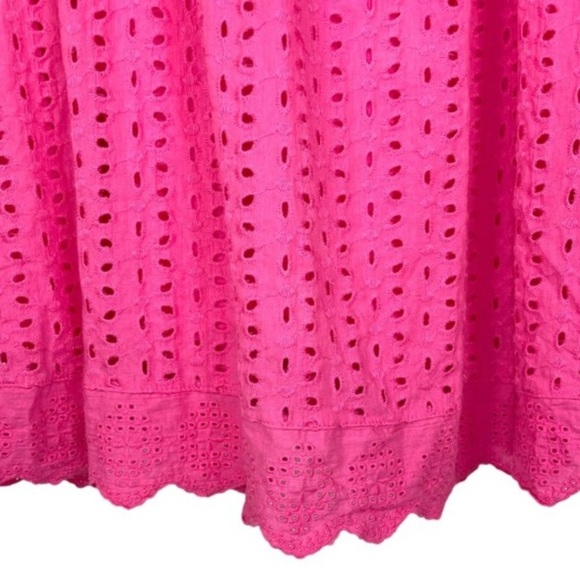 MUSTARD SEED Pink Eyelet Baby Doll Romper, EUC - Picture 12 of 14